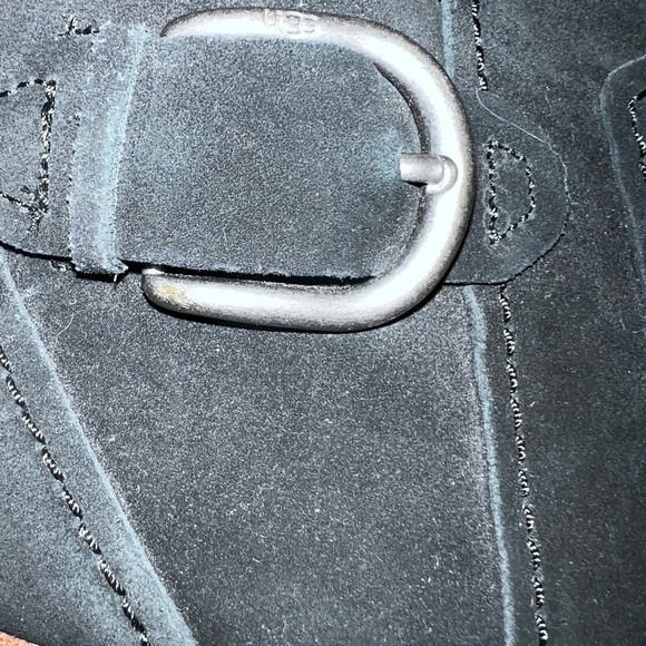 Ugg black suede booties size 8 - Picture 5 of 6